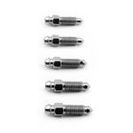 5x M7x1.00mm x 30.5mm Long Stainless Steel Brake Bleed Nipples Screws