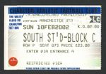 Charlton Athletic v Manchester United 2001-2002 Premier League Ticket 10/02/2002