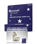 Nozovent Nasal Dilators 2PK  breathe easier snore less SIZE MEDIUM free P/P