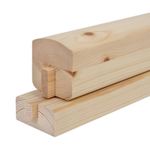 Stair Handrail Base Rail for Glass Panels up to 10mm Pine or Oak Select Lengths