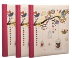 Photo album self adhesive photograph album totaling 60/sheets 120/sides x 3
