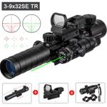 Tactical Optic Red Green Illuminated Riflescope Holographic Reflex 4 R 3-9X32 EG
