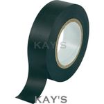 BLACK INSULATION TAPE PVC ELECTRICAL INSULATING 19mm x 20m PROFESSIONAL QUALITY