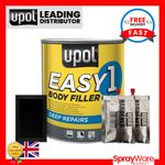 UPOL Easy 1 Body Filler Deep Fill Finishing Car Big Smooth Sand Filler 3L EASY/7