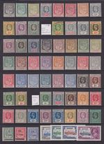 Mauritius EDVII, GV Stamps inc 4c open C. 1910 - 1935. MM. Cat approx £665.