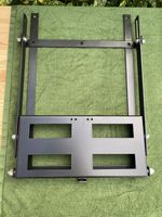 FOLD UP JERRY CAN HOLDER IN SATIN BLACK IDEAL FOR CAMPERS AND OVERLAND TRAILERS