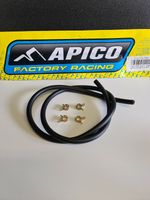 Apico Fuel Line Pipe Hose Clips 6mm x 10mm 1 Metre motorcycle scooter 