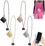 Mobile Phone Lanyard Chain Bag, Mobile Phone Strap for Hanging with Zip Pocket