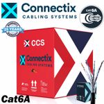 5m to 500m Ethernet Data Cable Cat6a 23AWG Solid U/FTP External 100% Copper lot