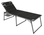Quest Elite Vienna Pro Range Padded Lounger and Camp Bed with Side Table