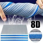 8D Aquarium Filter Media 8 Layer Filter Pads Bio Sponge Foam for Fish Tank Pond