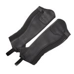 Half Chaps with Zipper Fitted Equestrian Half Chaps Slim for Equestrians, Riders