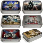 Personalised Tobacco Tin Motorbike 2oz Baccy Fathers Day Cigarette Birthday
