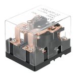 DC12V 80A Electromagnetic Relay, High Power Relay DPDT 2NO 2NC Din Rail