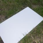 9mm Thick Off Cut Polyprop - White Solid Plastic Sheet - UV Resistant  