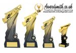 BOOT GOLD Football TROPHY AWARD 3 SIZES  FREE ENGRAVING & logo