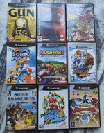 Nintendo GameCube PAL 9-Game Lot Mario Kart, Smash Bros, Sonic, Pokémon +
