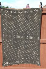 Large Bogolan Cloth - Black and White, Mali