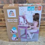 Little Town Wooden Vanity Table & Stool