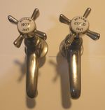BUTLER SOLID BRASS  VINTAGE TAPS  ,  LAST PRICE LOWERING BEFORE WITHDRAWING