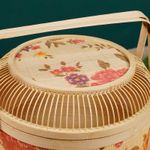 Rattan Small Bamboo Basket Hand Woven Children's Bamboo Woven Straw Bag