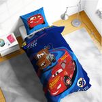 Disney Cars Lightning McQueen & Mater Single Duvet Cover Set Bedding Set