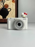 Sony ZV-1F 20.1MP 4K f/2 Vlogging Compact Digital Camera w/Battery - White