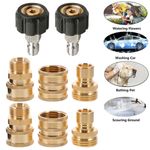 Quick Release Joint Connector Adapter Hose Fitting Sets For High Pressure Washer