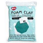 BOHS Black Foam Clay 500g - Squishy, Air Drying, Making Slime - Green/Turquoise