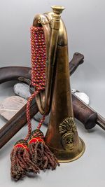 Antique Royal Welsh Fusiliers Bugle – Brass & Copper Military Horn