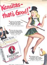 Magazine Advertisement 'Kensitas - That's Good ' from 'Illustrated' Feb 23 1952