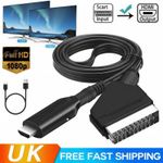 SCART to HDMI Converter Cable SCART > HDMI -- OLD DVD TO HD TV -- Video Adapter