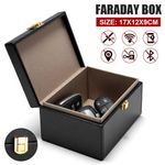 RFID Car Key Signal Blocker Box Faraday Protector Anti-Theft Safety Blocking Box