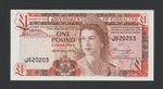 GIBRALTAR £1 note 1975 QEII Krause 20a Uncirculated Banknotes