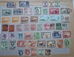 50x GB Colonies Stamps: India, Ceylon, Malaya, Africa, Caribbean – KGV/KGVI Used
