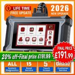 2026 OBD2 Car Diagnostic Tool All Systems Tester Scanner 15+Special Features