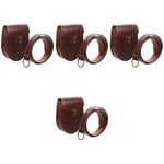 4 Sets Medieval Viking Pouch Costume Accessories Renaissance Waist Bag