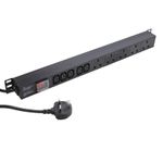 PDU COMBO 5x UK Sockets 5x C13 IEC 13A Plug Vertical Power Distribution Unit 3m