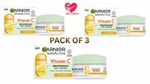 GARNIER Skin Active Vitamin C Brightening Day Cream Nourish Dull Skin | 3 X 50ml