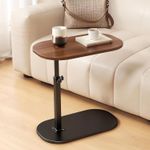 C-Shaped Compact Sofa Side End Table Coffee Laptop Table Living Room Bedroom UK