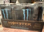 Monster Absolute Zero Energy Drink 500ml Can, Pack of 12