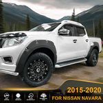 Matte Black Wide Wheel Arches Kit for Nissan Navara NP300 D23 2015-2020 AD BLUE