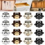 5-30x Push Button Cupboard Drawer Door Catch Lock Caravan Camper Latch Knob Lock