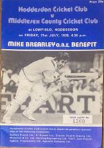Hoddesdon V Middlesex - Mike Brearley Benefit - 21st July 1978