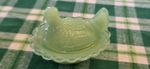Mosser Jadeite Glass Mini Hen On Nest Chick On Nest 