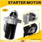 For Ford Fiesta 1.25 1.4 1.6 Ti 2008-2017 Petrol Starter Motor 1.1 KW 1011330 UK