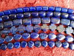 UK cheapest-treated natural Lapis coin oval drum cross gemstone beads blue