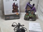 Pumpkin Hollow LED Animated Purple Cooky House