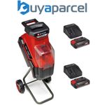 Einhell Twin 18v 36v Cordless Garden Shredder Power X-Change 2 x 2.5AH Battery
