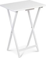 Folding Table Side Laptop Coffee TV Desk Dinner Tea Tray Wooden Snack Portable